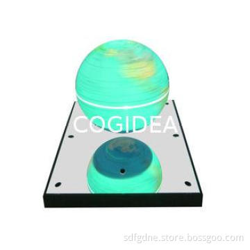 Non Stop Rotating Magnetic Levitating Globe With Steel Mirr